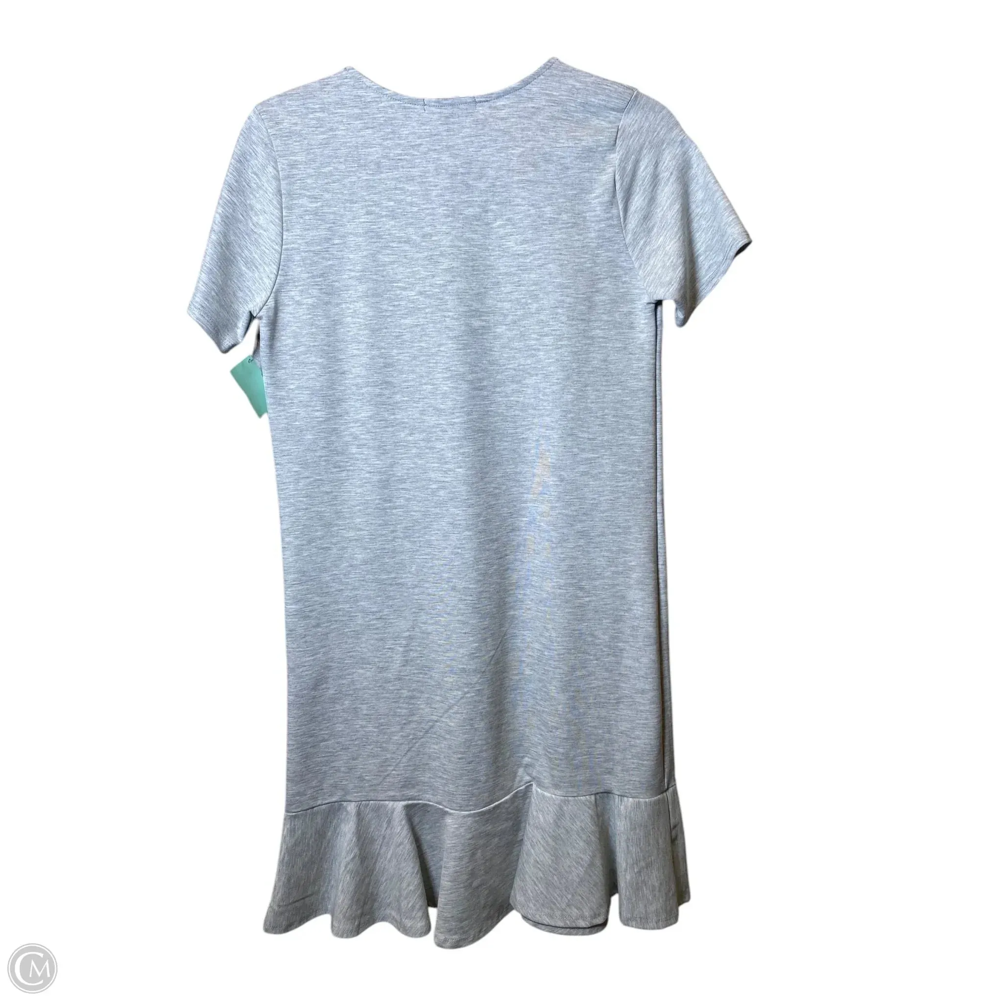 Dress Casual Midi By Cmc In Grey, Size: S