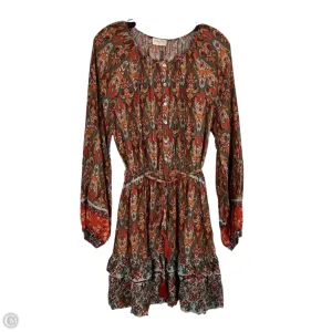 Dress Casual Midi By Cmc In Multi-colored, Size: L