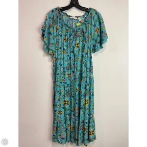 Dress Casual Midi By Cmf In Green, Size: 2x