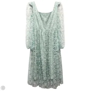 Dress Casual Midi By Cmf In Green, Size: L