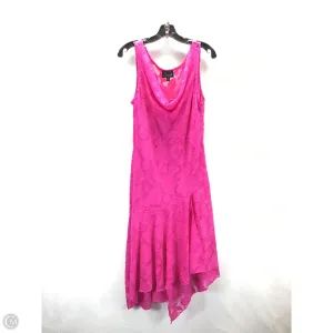 Dress Casual Midi By Connected Apparel In Pink, Size: M