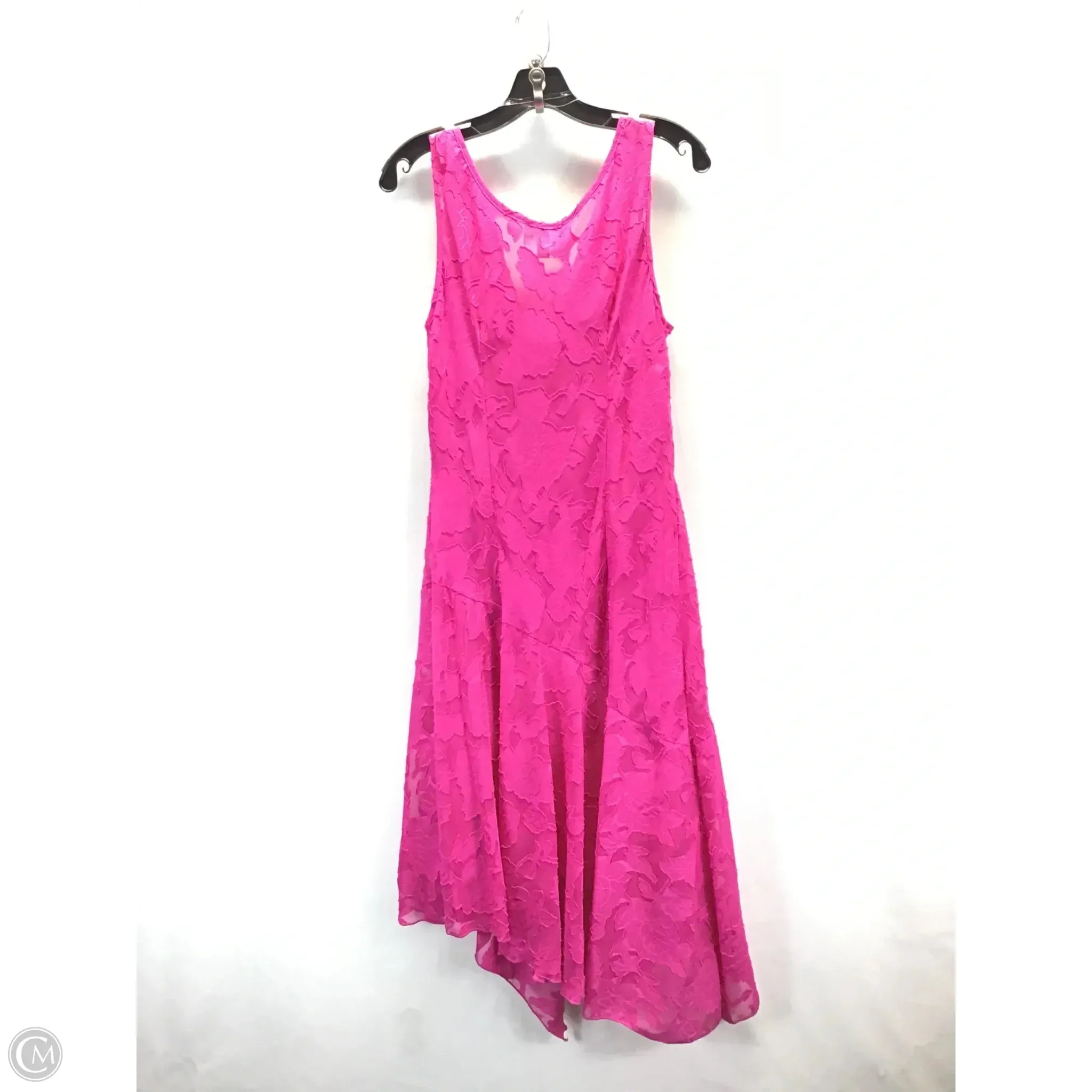 Dress Casual Midi By Connected Apparel In Pink, Size: M