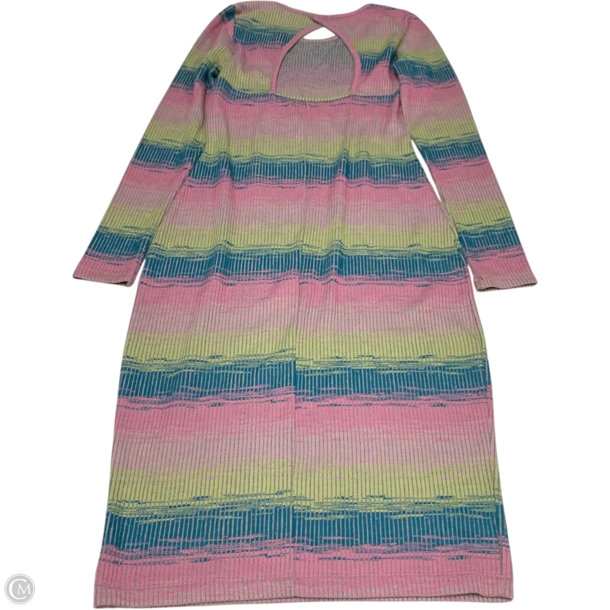 Dress Casual Midi By Daily Practice By Anthropologie In Multi-colored, Size: M