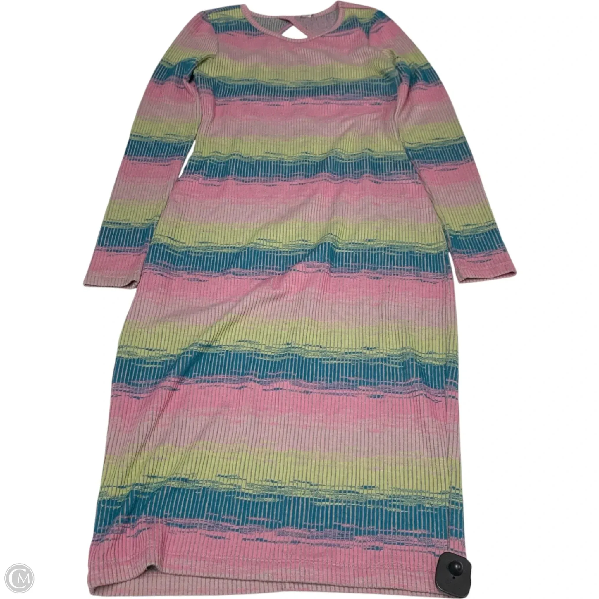 Dress Casual Midi By Daily Practice By Anthropologie In Multi-colored, Size: M