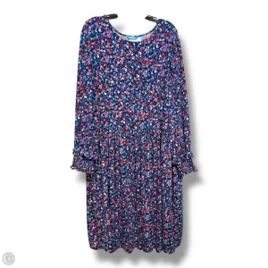 Dress Casual Midi By Draper James In Floral Print, Size: 3x