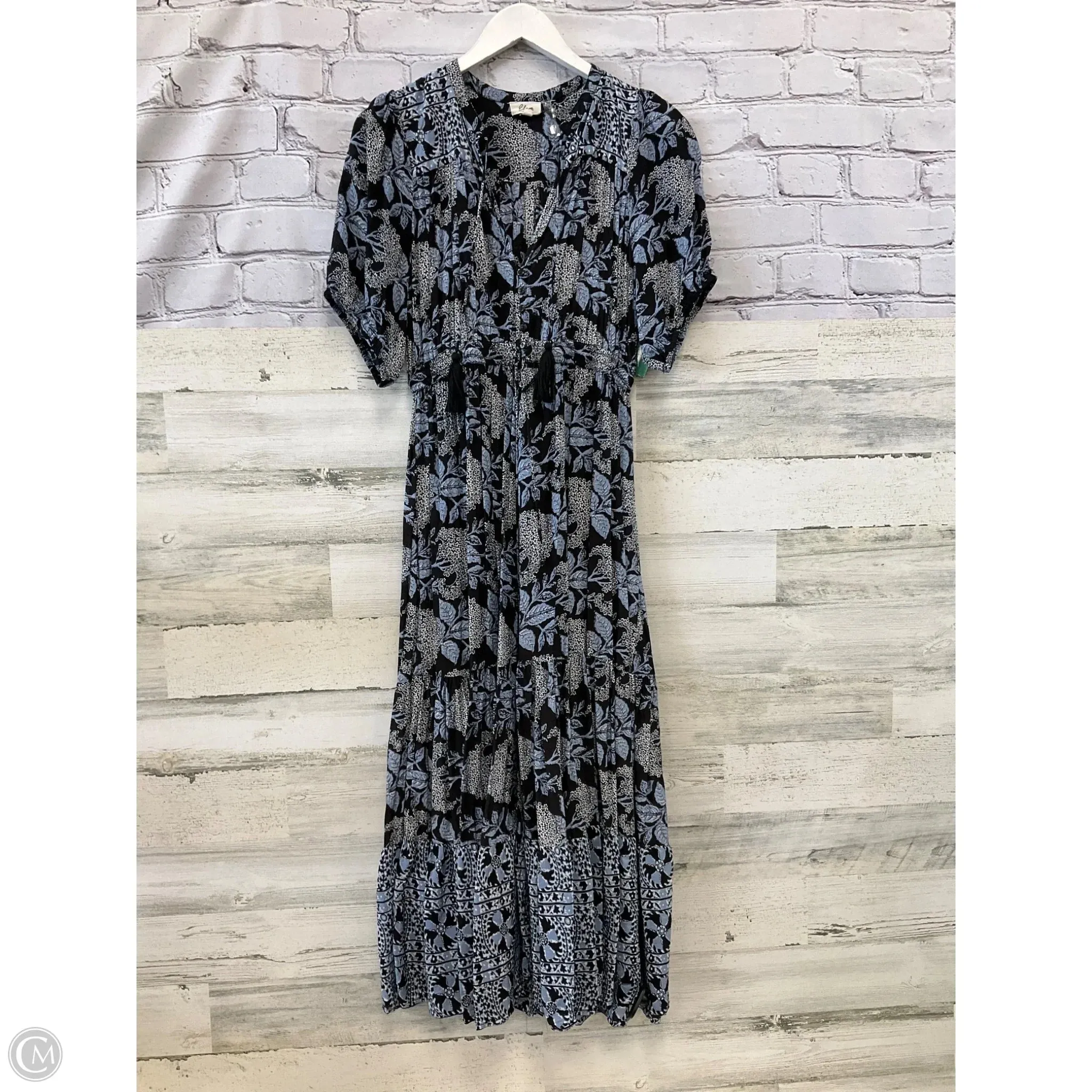 Dress Casual Midi By Elan In Blue, Size: M