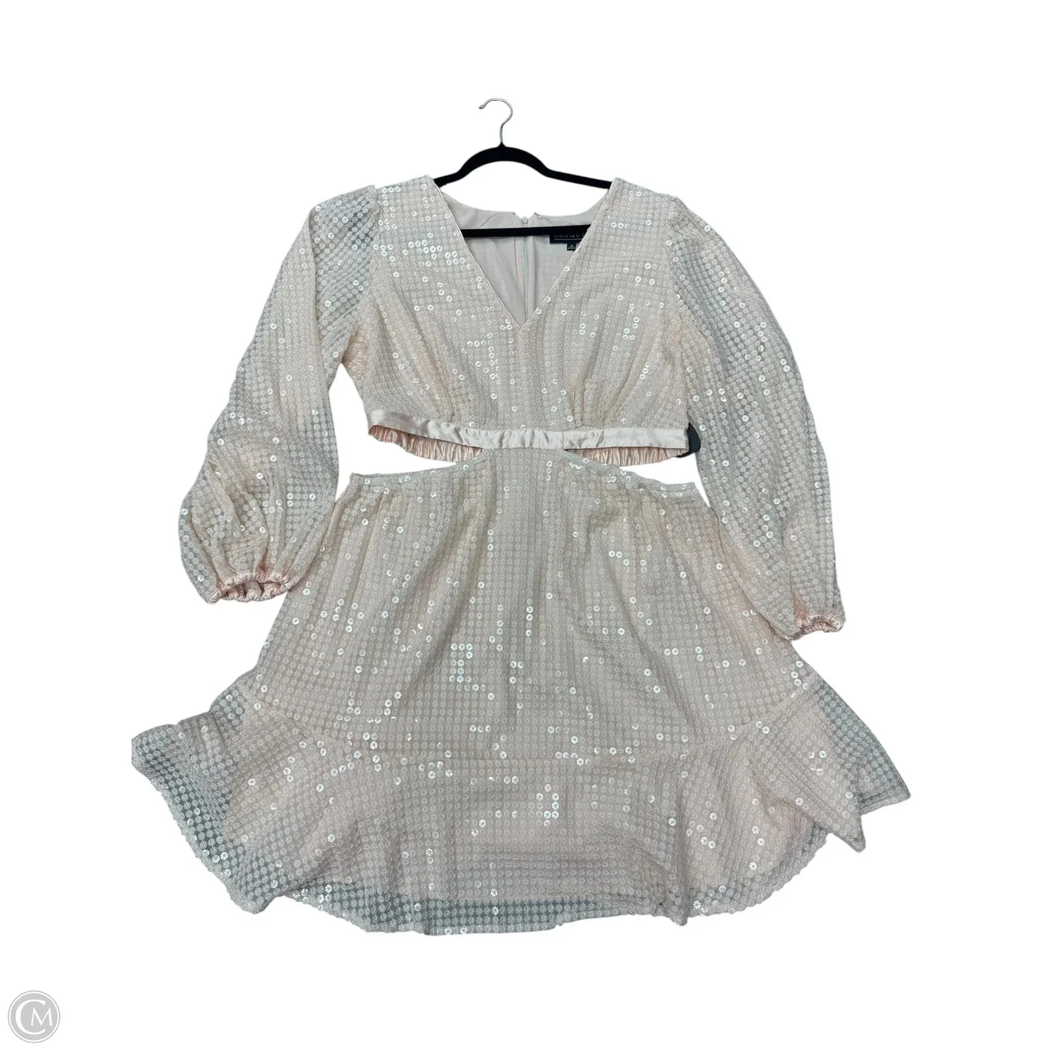 Dress Casual Midi By Eloquii In Peach, Size: 18