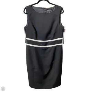 Dress Casual Midi By Evan-picone In Black & White, Size: L