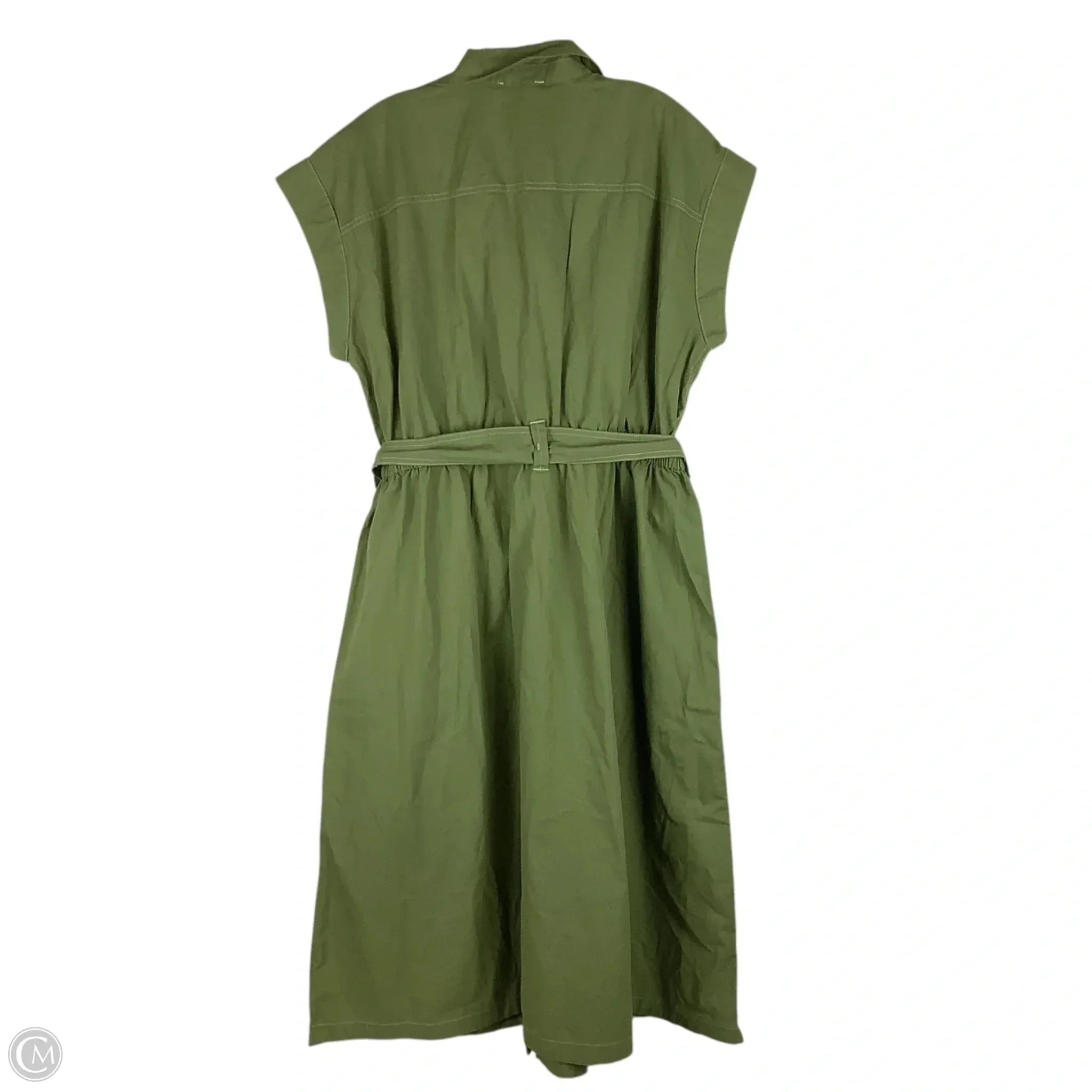 Dress Casual Midi By Free Assembly In Green, Size: Xl