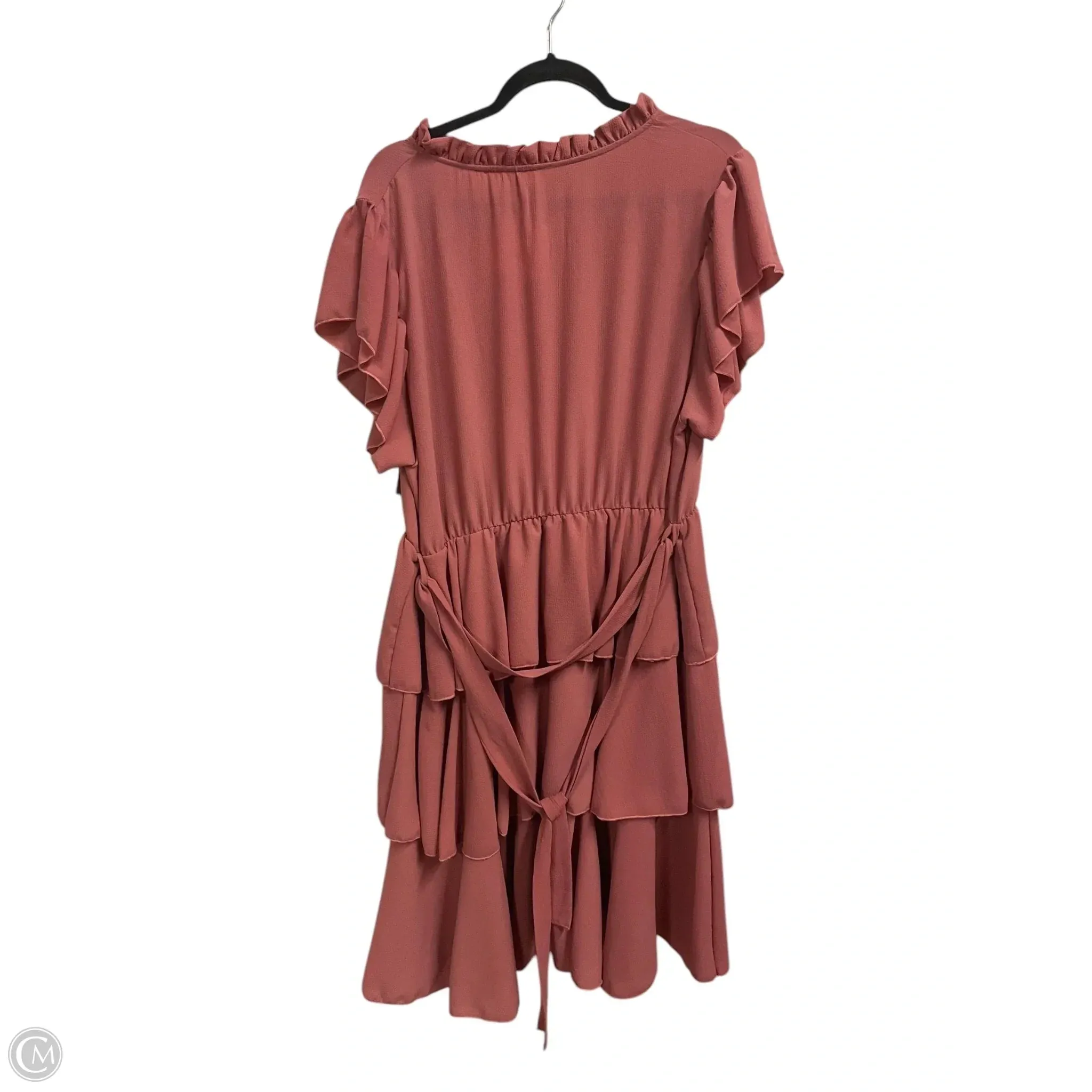 Dress Casual Midi By Haptics In Orange, Size: 3x