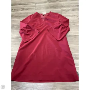 Dress Casual Midi By J. Crew In Red, Size: 8