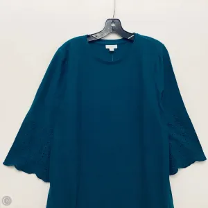 Dress Casual Midi By J. Jill In Blue, Size: L