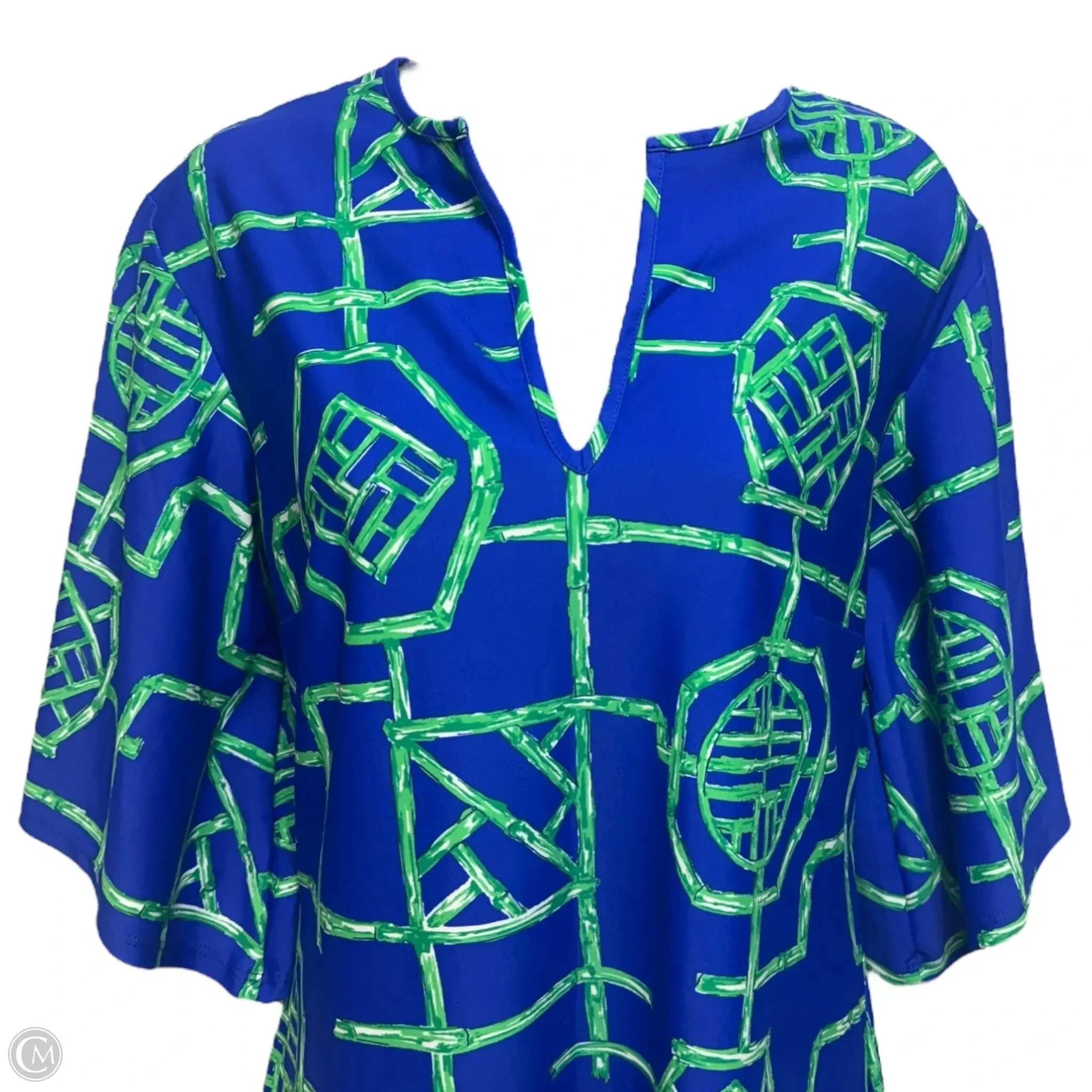 Dress Casual Midi By Jude Connally In Blue & Green, Size: S