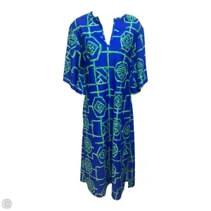 Dress Casual Midi By Jude Connally In Blue & Green, Size: S
