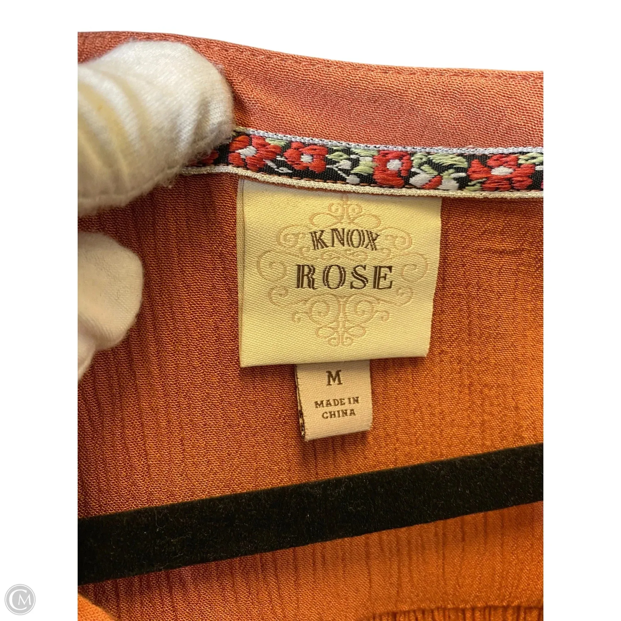Dress Casual Midi By Knox Rose In Orange, Size: M