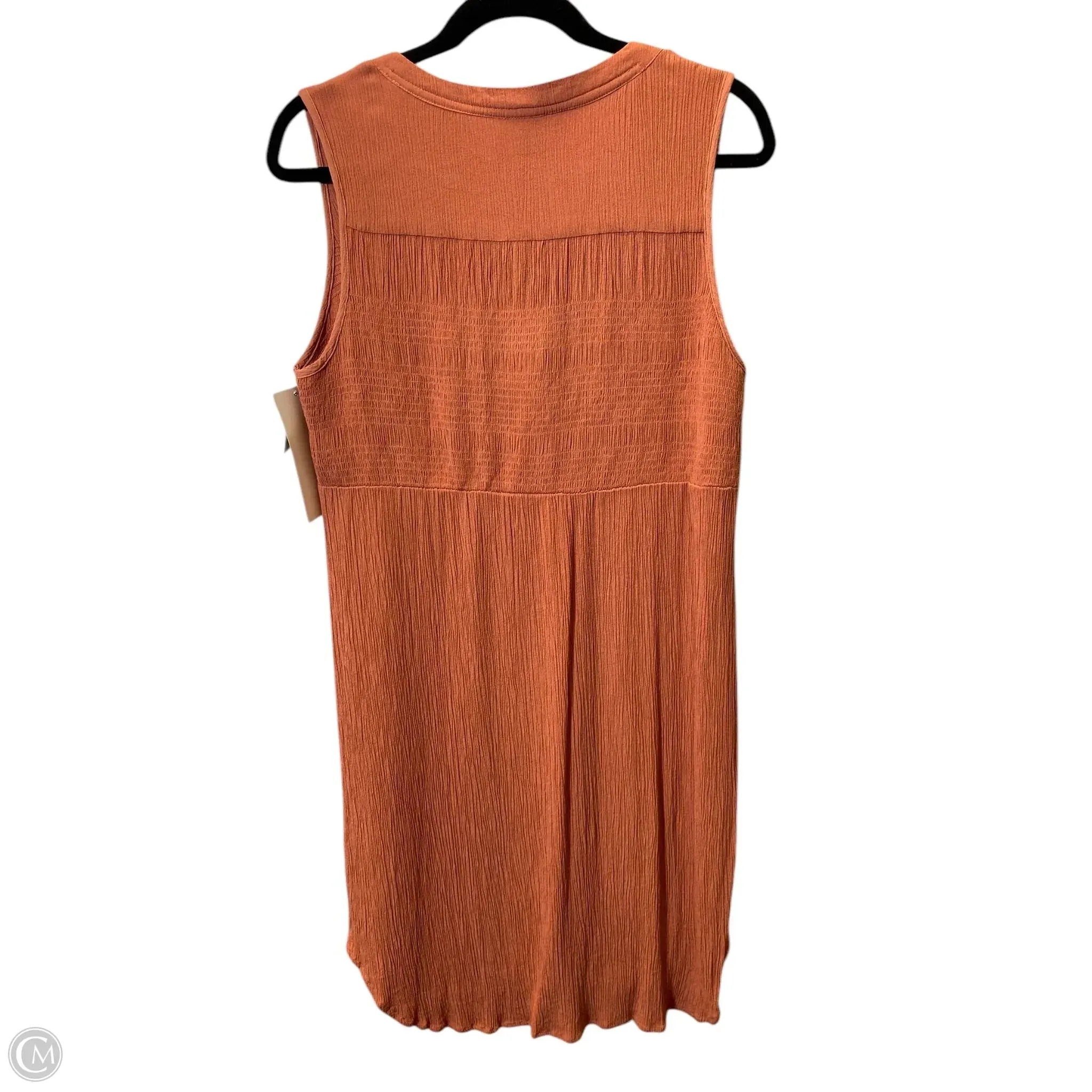 Dress Casual Midi By Knox Rose In Orange, Size: M