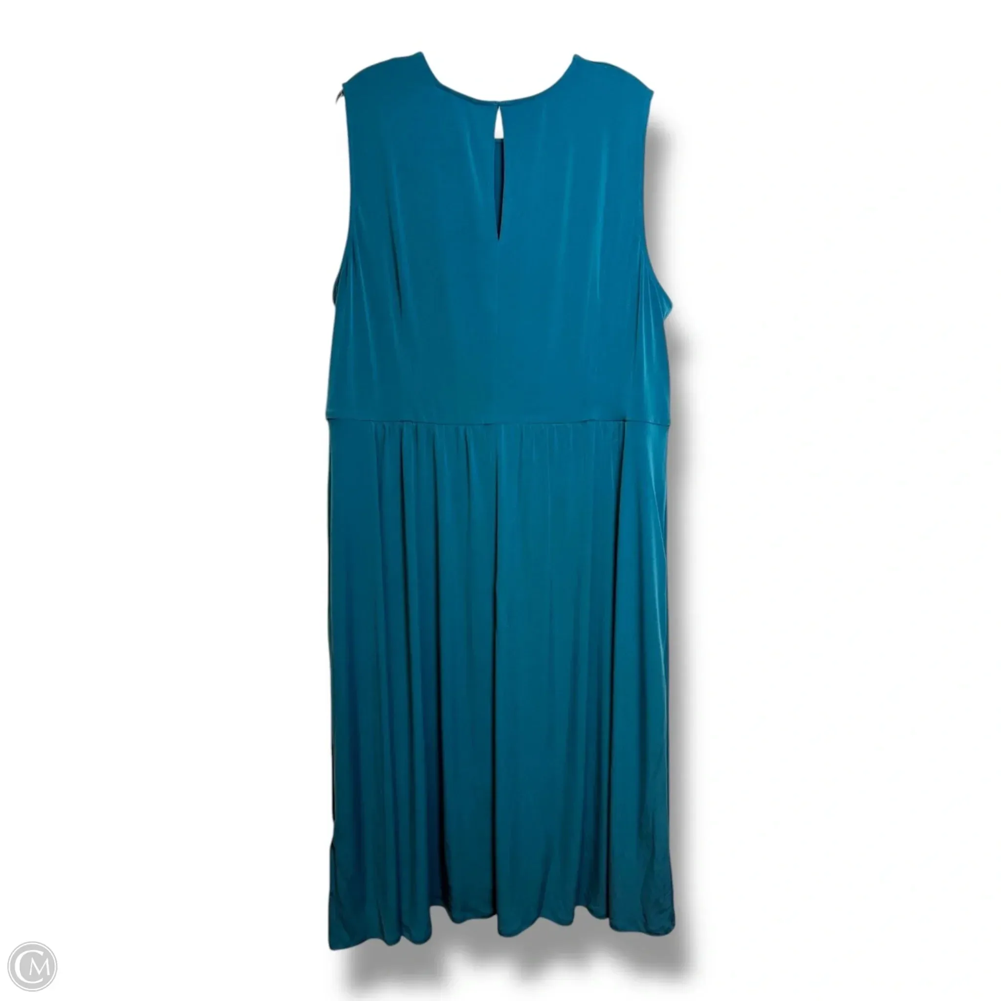 Dress Casual Midi By London Times In Green, Size: 30