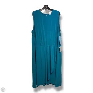 Dress Casual Midi By London Times In Green, Size: 30