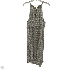 Dress Casual Midi By Maison Jules In Black & White, Size: Xl