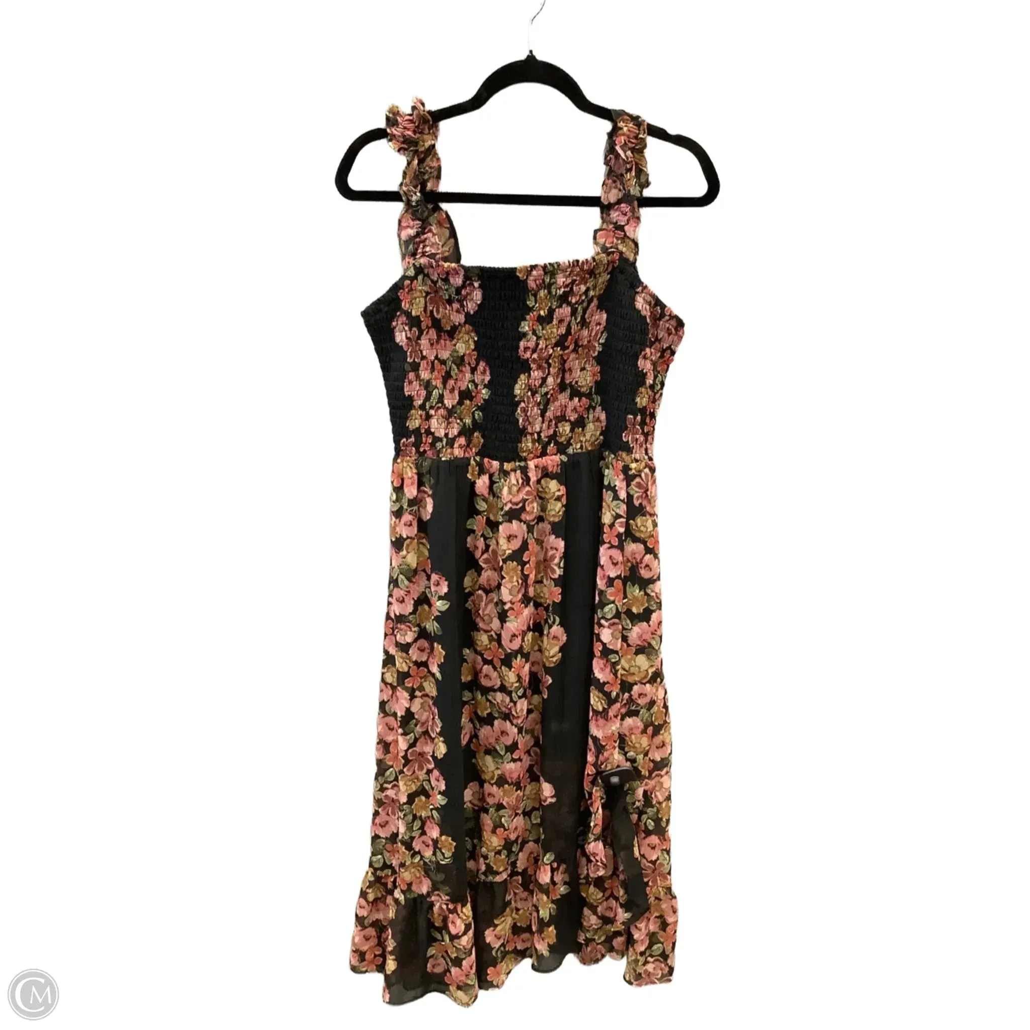 Dress Casual Midi By Maurices In Black, Size: L