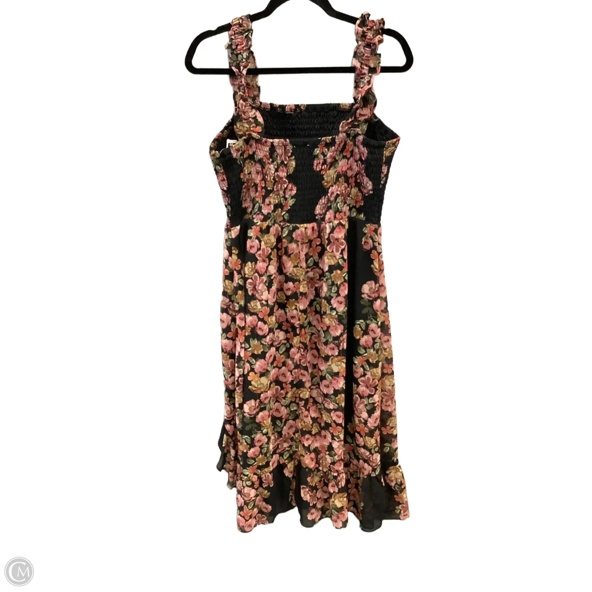 Dress Casual Midi By Maurices In Black, Size: L