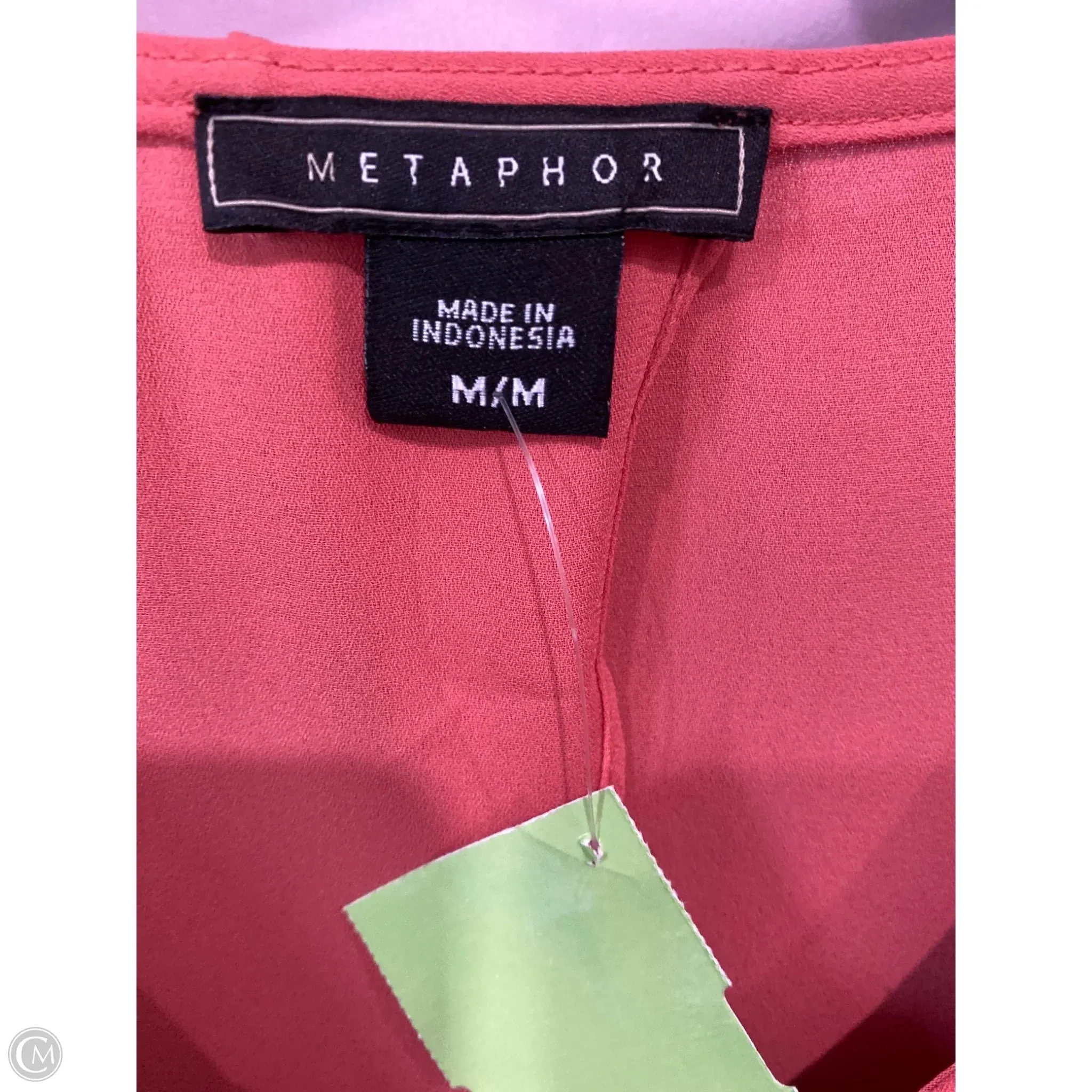 Dress Casual Midi By Metaphor In Pink, Size: M