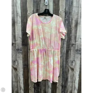 Dress Casual Midi By Old Navy In Tie Dye Print, Size: Xl