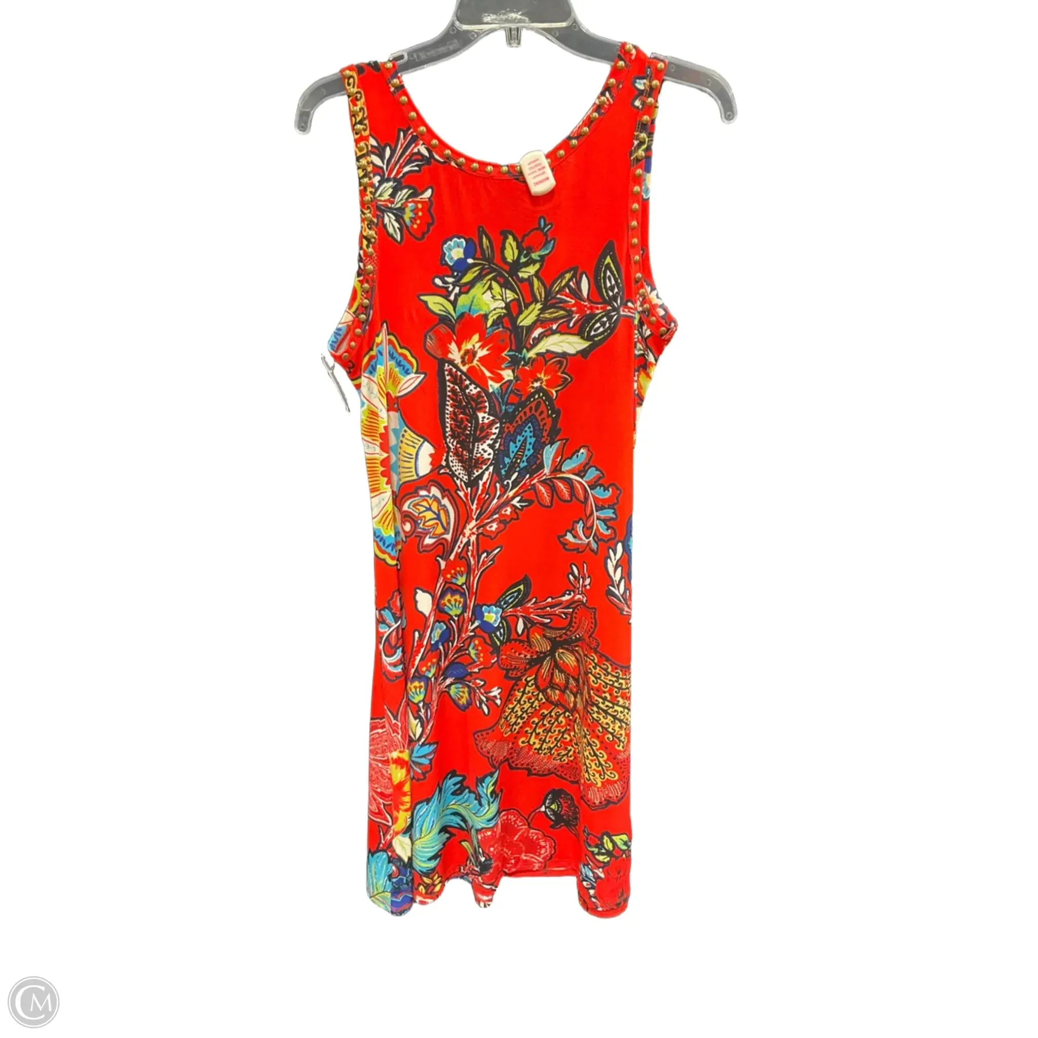 Dress Casual Midi By Premise In Red, Size: L