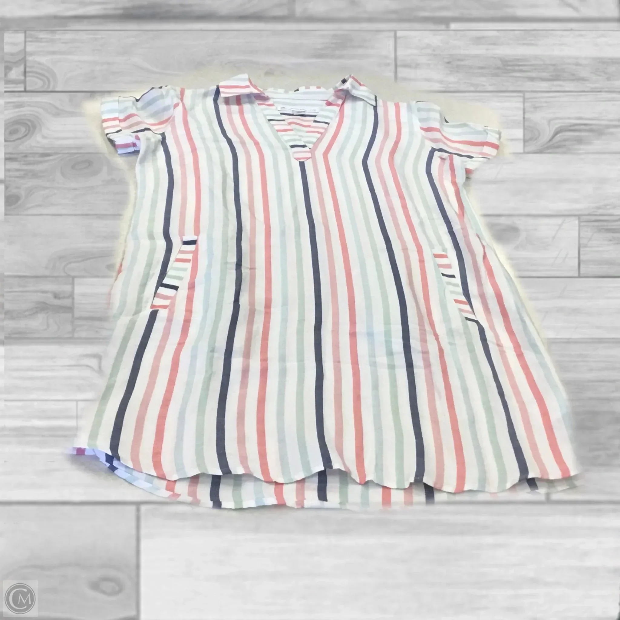 Dress Casual Midi By Southern Tide In Striped Pattern, Size: Xs