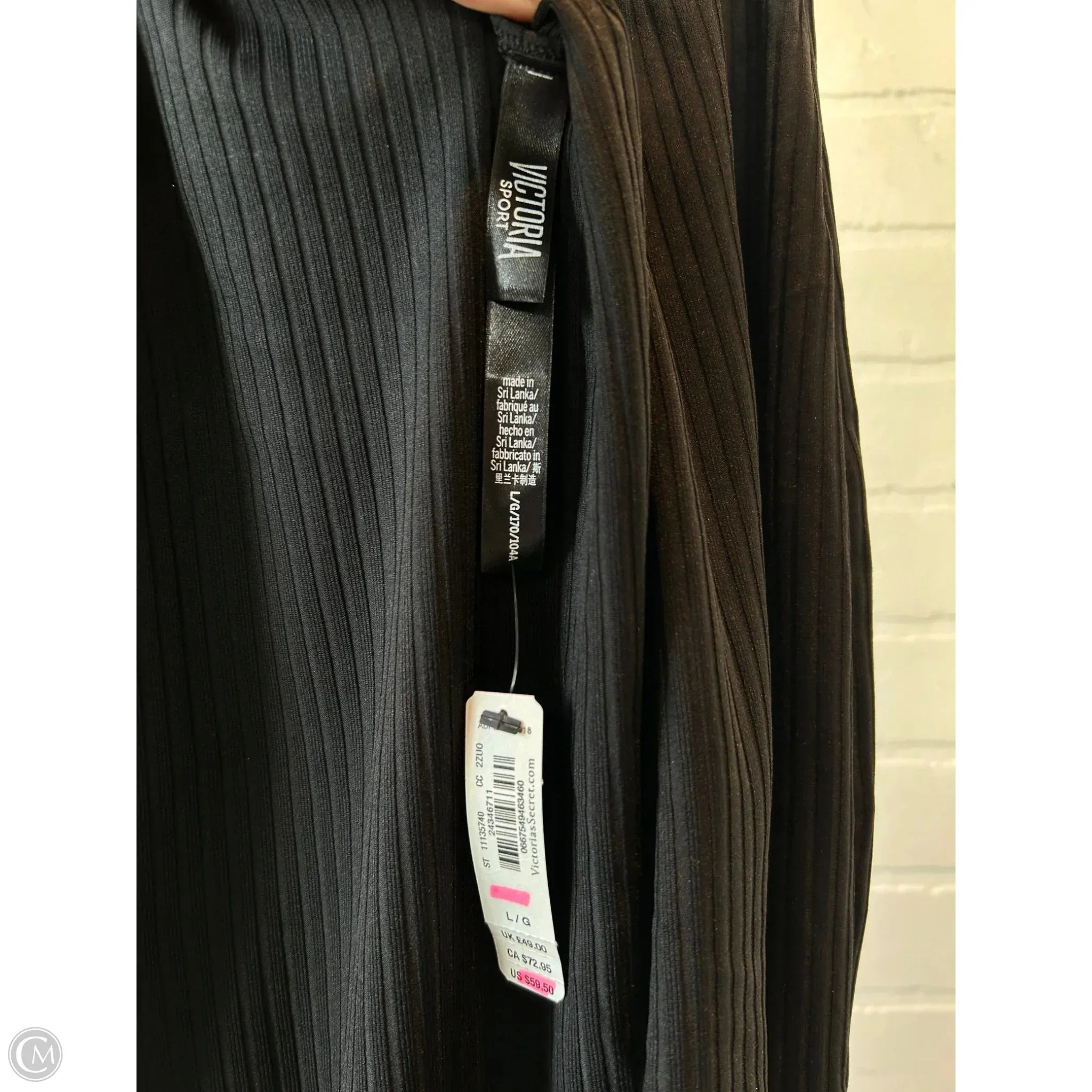 Dress Casual Midi By Victorias Secret In Black, Size: L