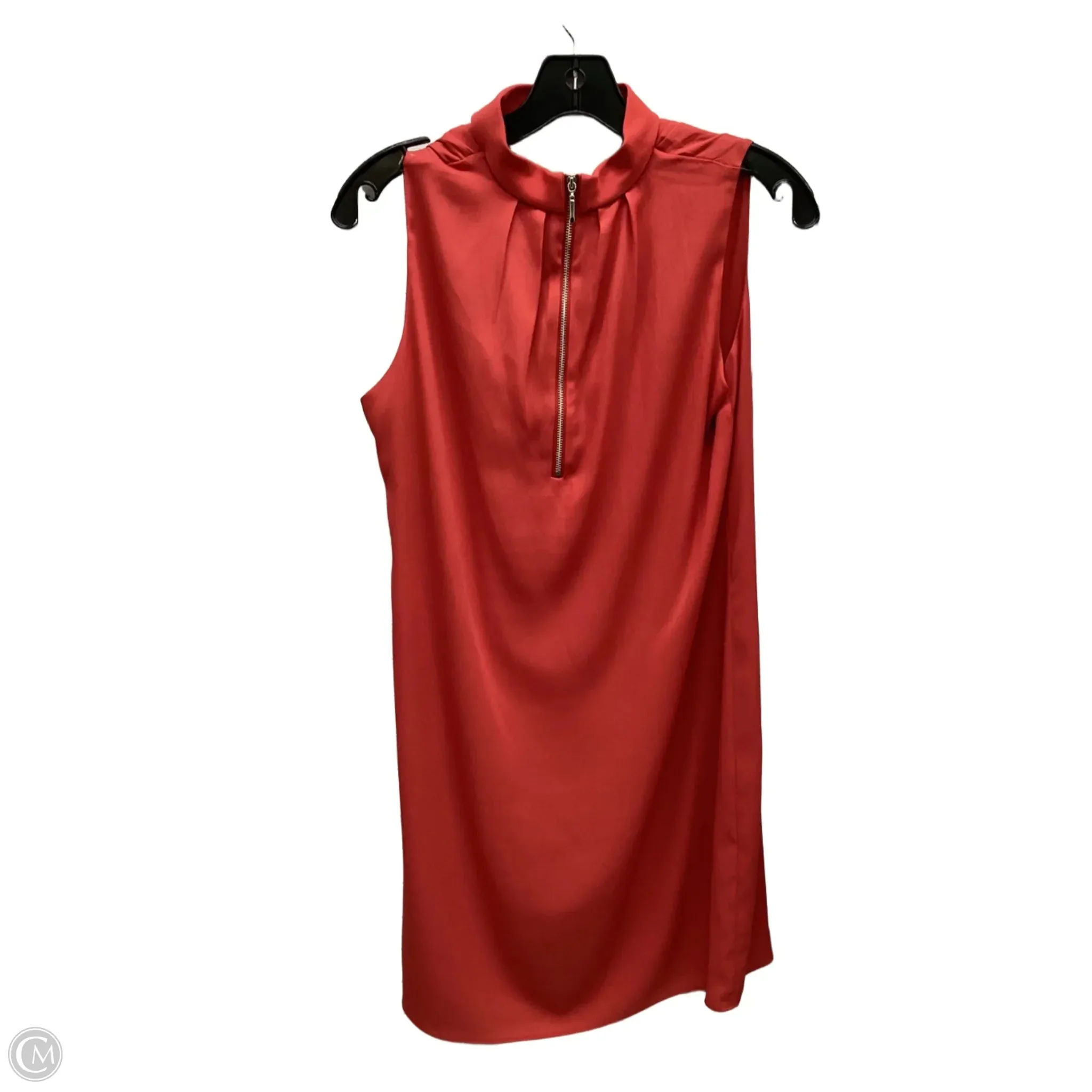 Dress Casual Midi By White House Black Market In Coral, Size: 6