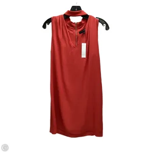 Dress Casual Midi By White House Black Market In Coral, Size: 6