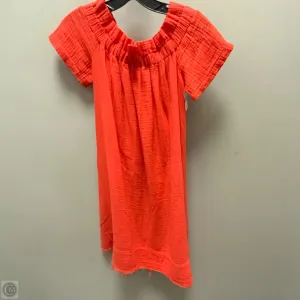 Dress Casual Short By Amadi In Orange, Size: Xs