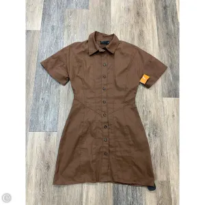 Dress Casual Short By Asos In Brown, Size: 4
