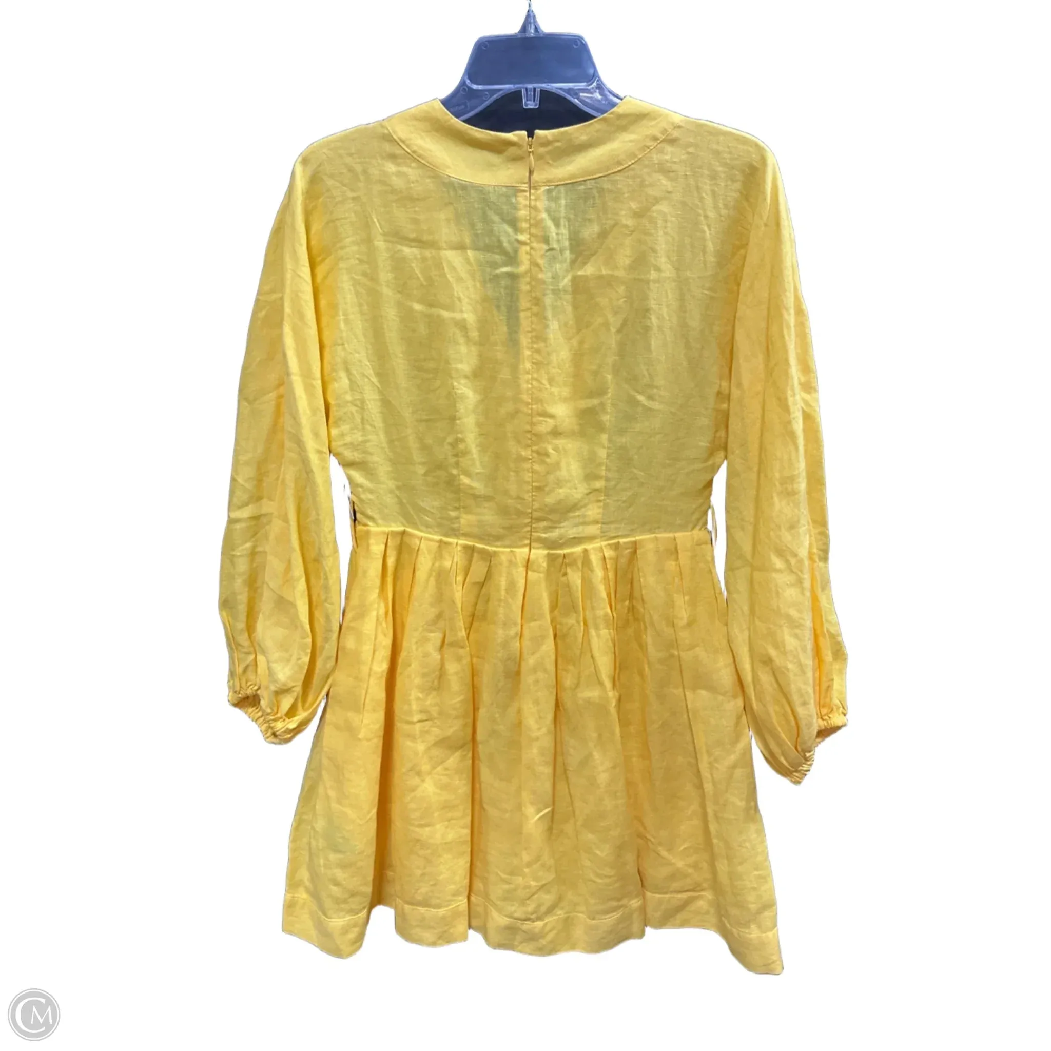 Dress Casual Short By Banana Republic In Yellow, Size: Xxs