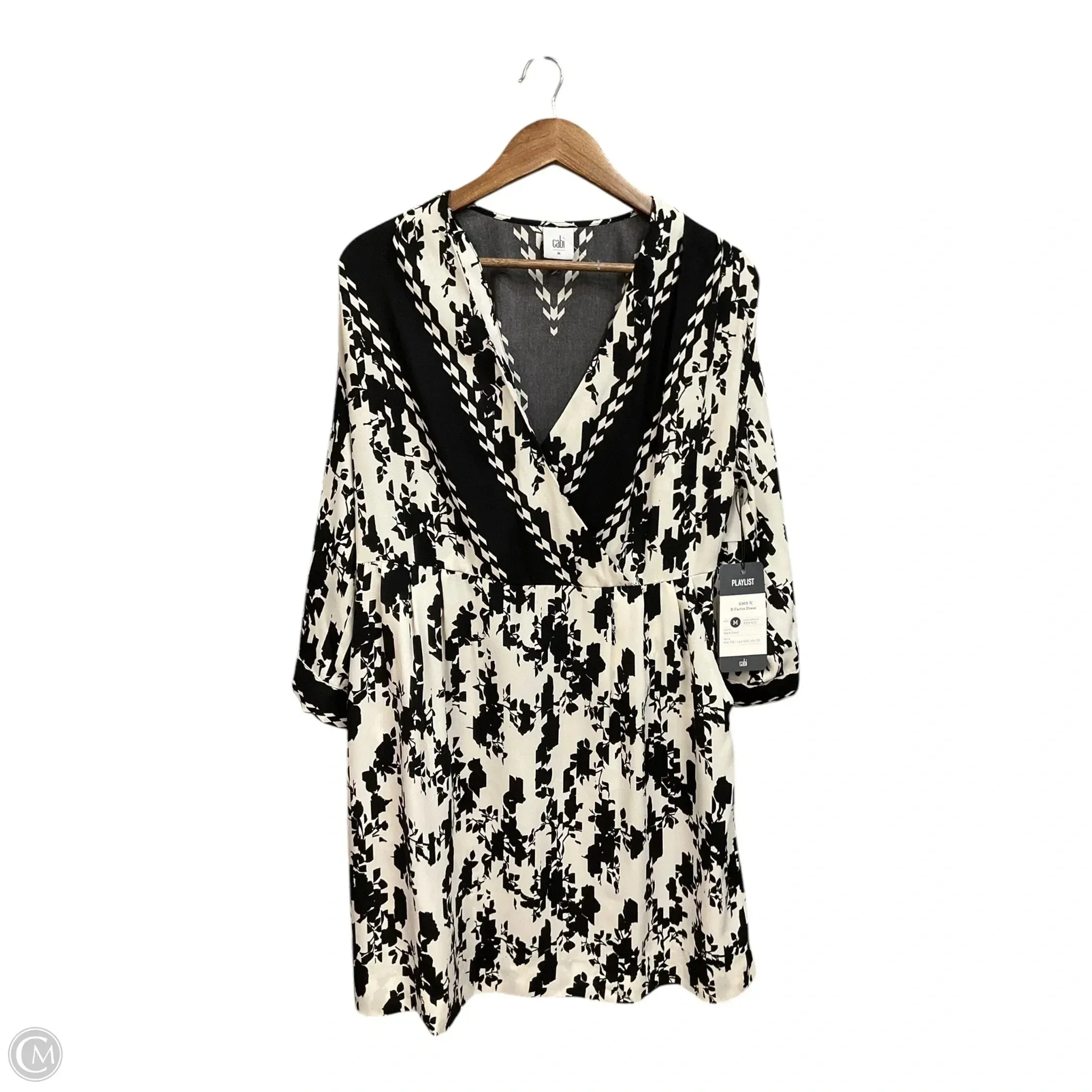Dress Casual Short By Cabi In Black & Cream, Size: M