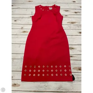 Dress Casual Short By Calvin Klein In Red, Size: S