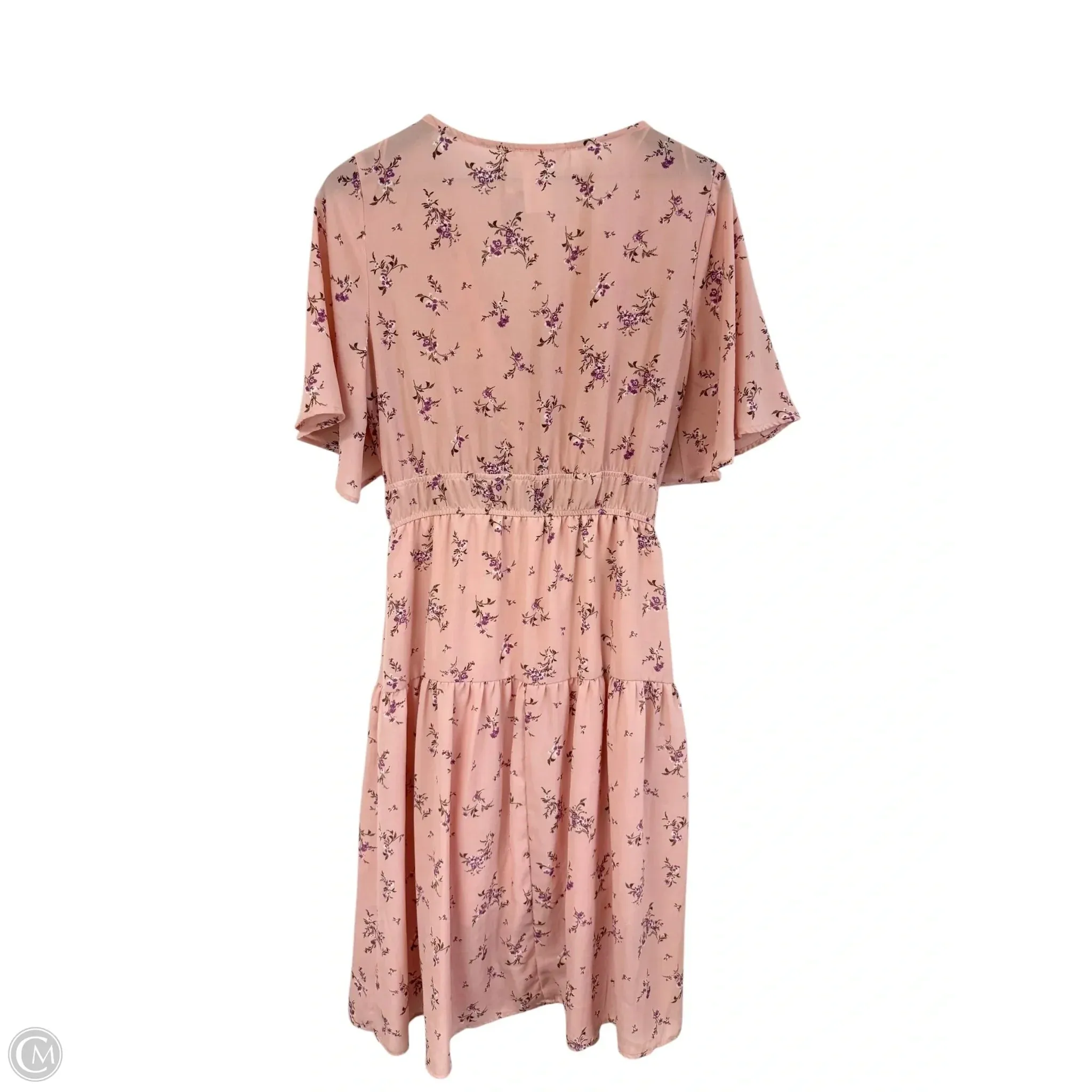 Dress Casual Short By Clothes Mentor In Pink, Size: M