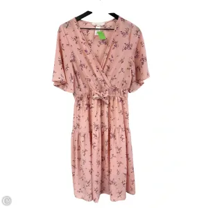 Dress Casual Short By Clothes Mentor In Pink, Size: M