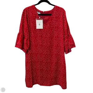 Dress Casual Short By Clothes Mentor In Polkadot Pattern, Size: L