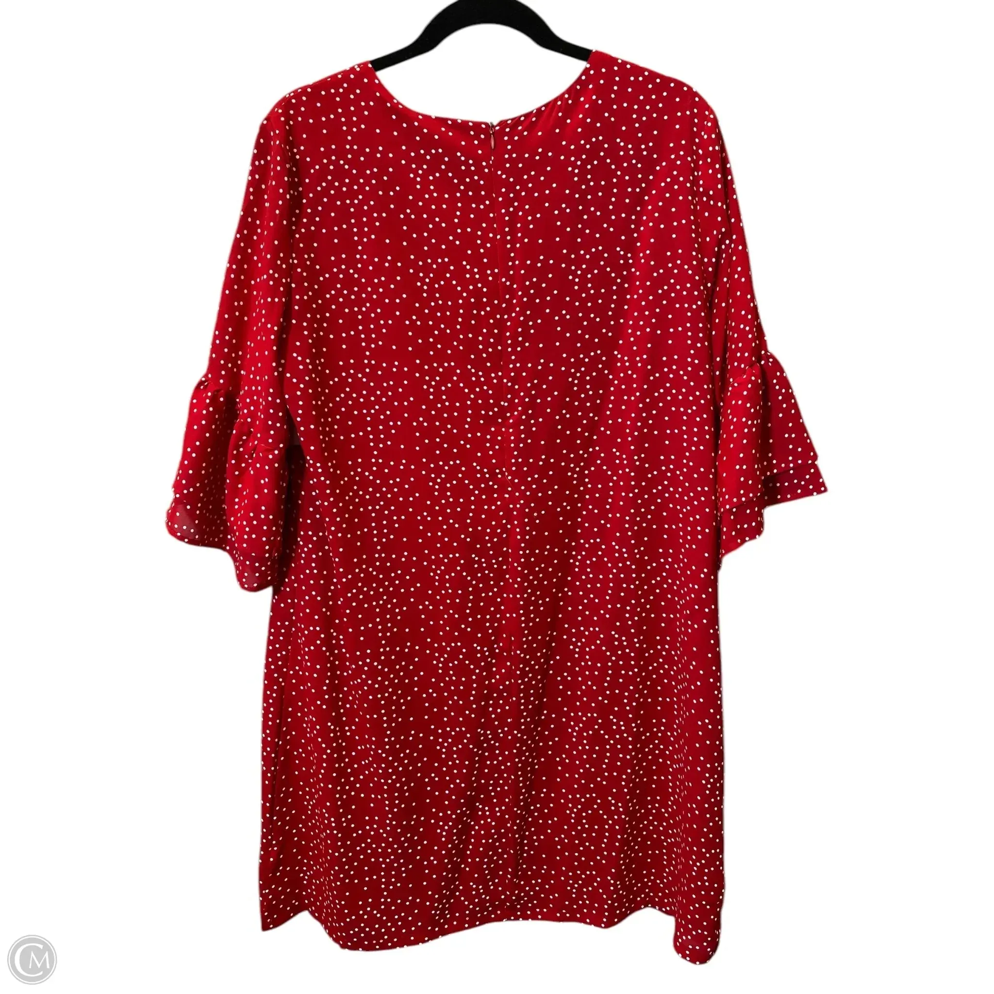 Dress Casual Short By Clothes Mentor In Polkadot Pattern, Size: L
