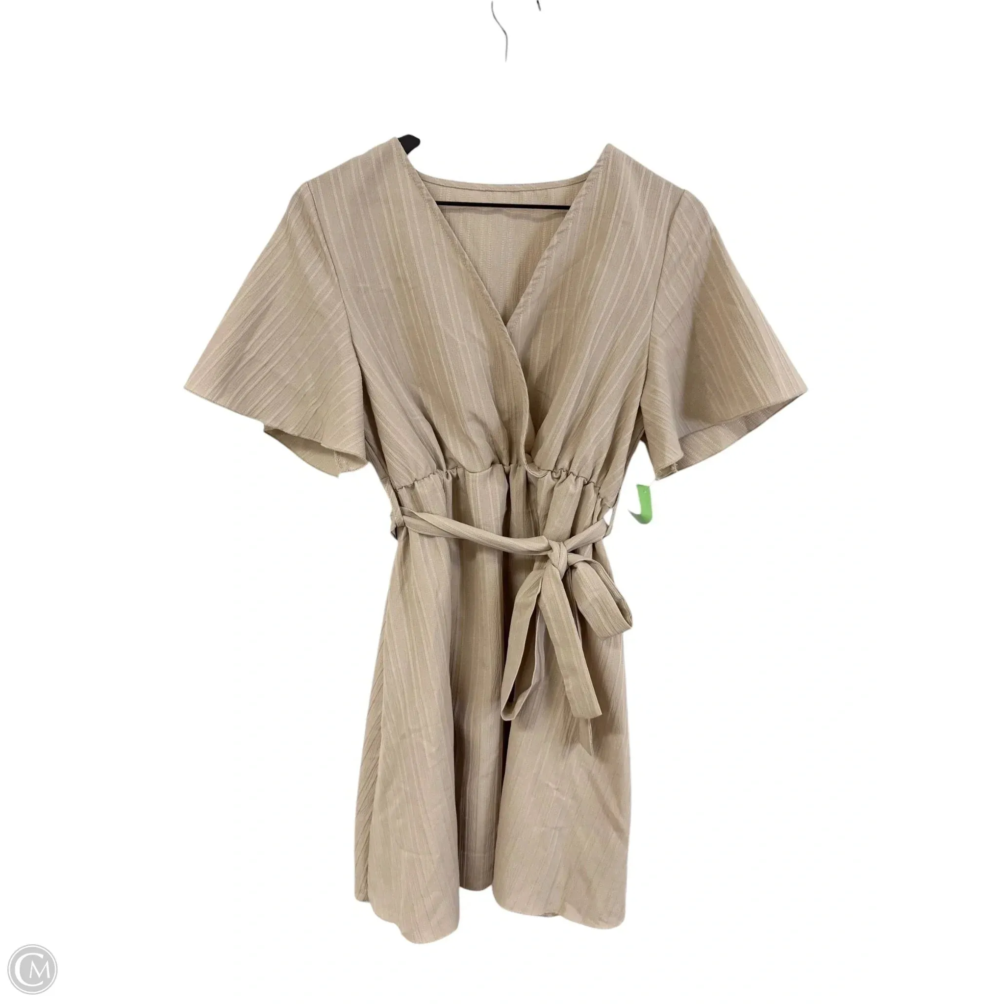 Dress Casual Short By Cmf In Tan, Size: M