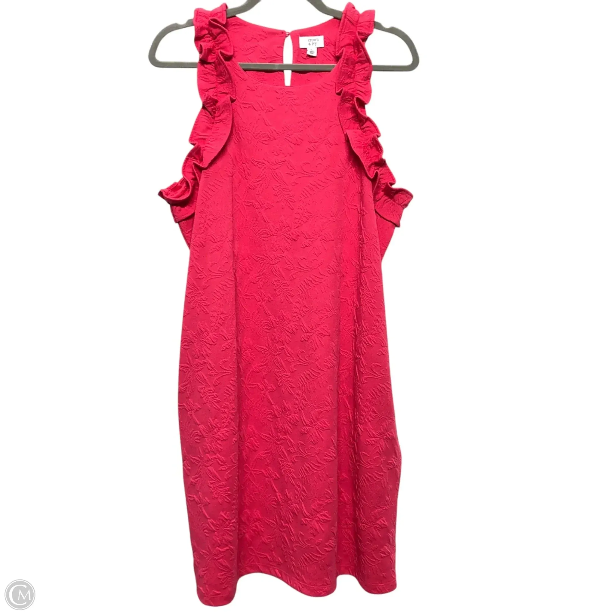 Dress Casual Short By Crown And Ivy In Pink, Size: L