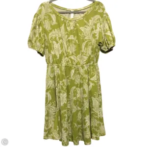 Dress Casual Short By Daily Practice By Anthropologie In Green & White, Size: S