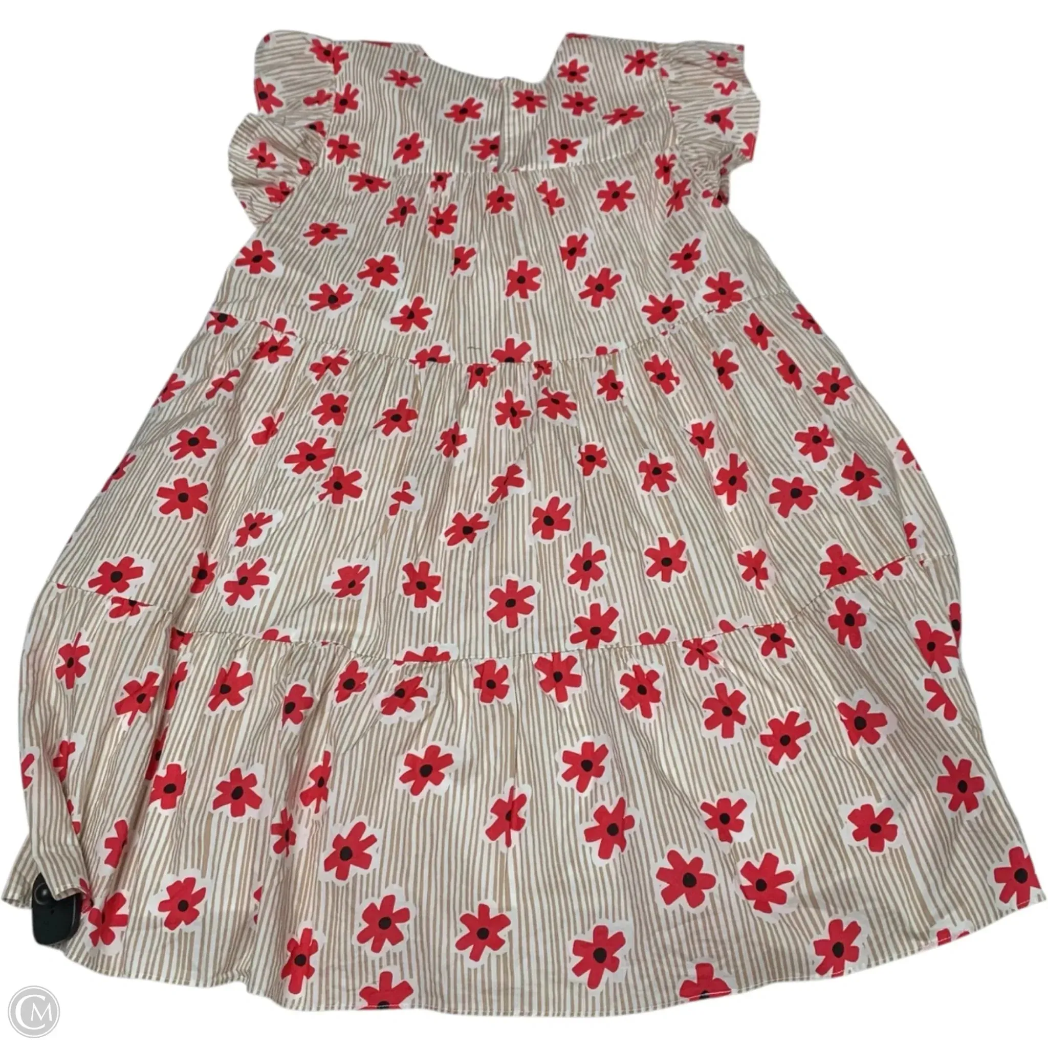 Dress Casual Short By En Saison In Striped Pattern, Size: S