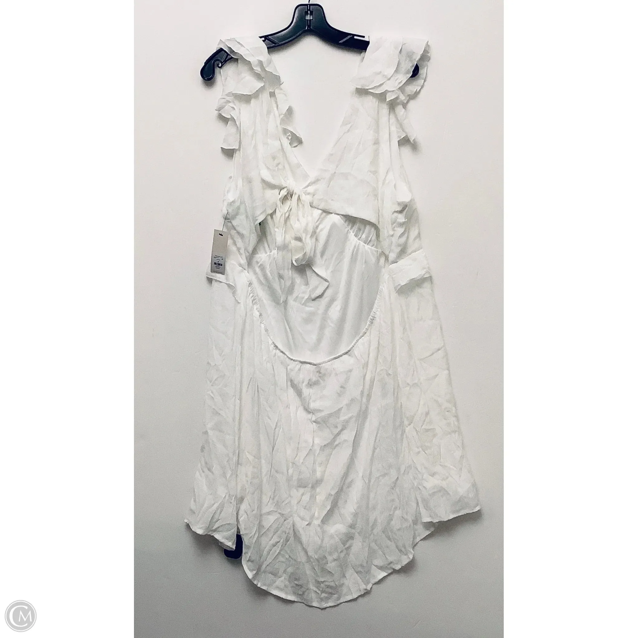 Dress Casual Short By Francesca's In White, Size: 3x
