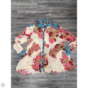 Dress Casual Short By Free People In Floral Print, Size: Xl