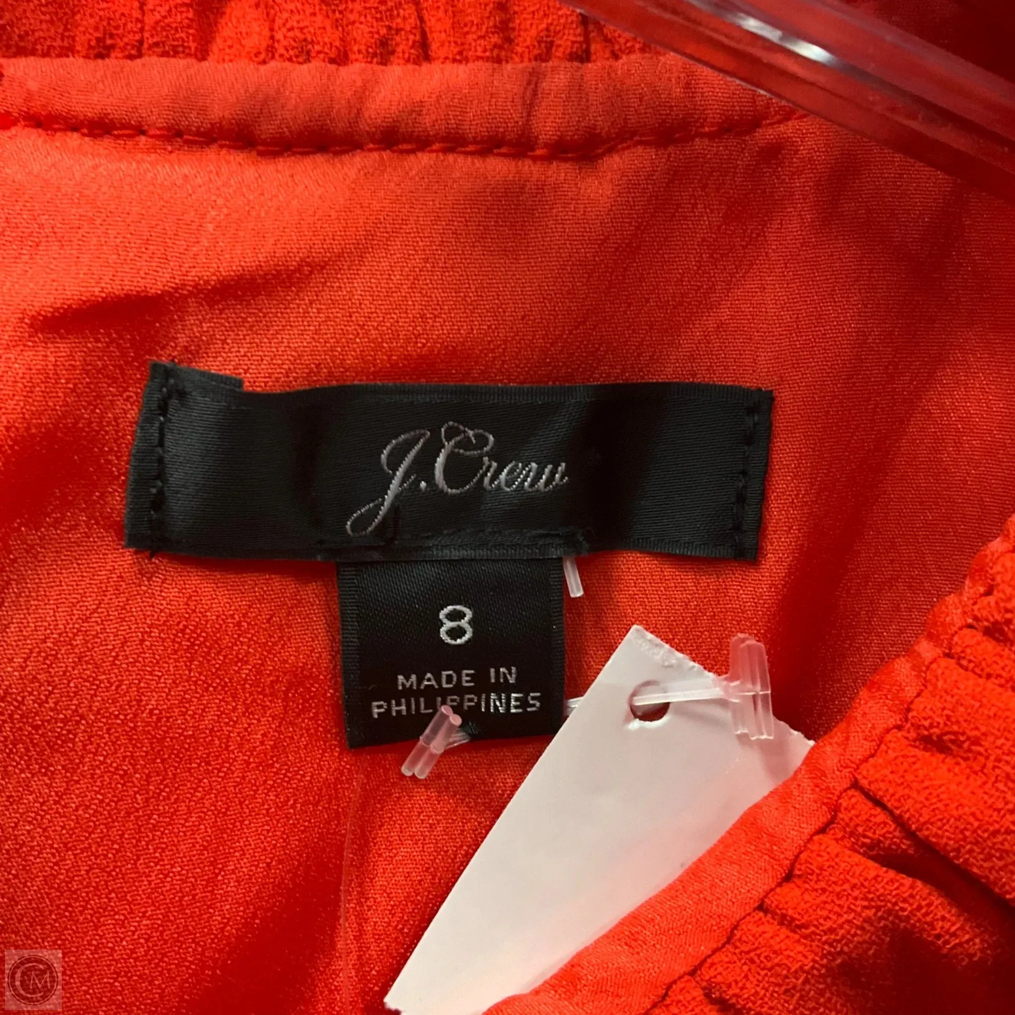 Dress Casual Short By J. Crew In Orange, Size: 8