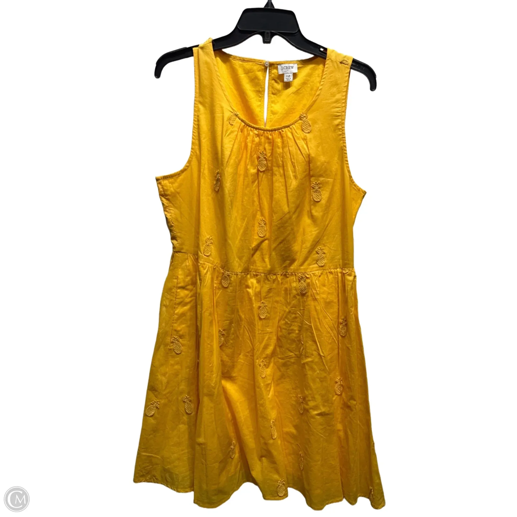 Dress Casual Short By J. Crew In Yellow, Size: 12