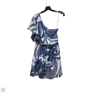 Dress Casual Short By Jessica Simpson In Blue & White, Size: Xs